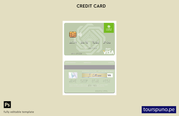 lista para imprimir plantilla de tarjeta de débito visa Palestina Al Quds Bank